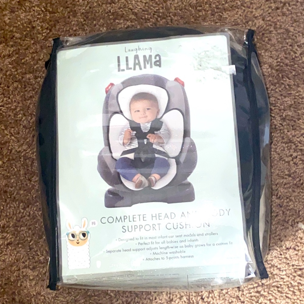 Complete Head and Body Support Cushion for baby carseat/ stroller